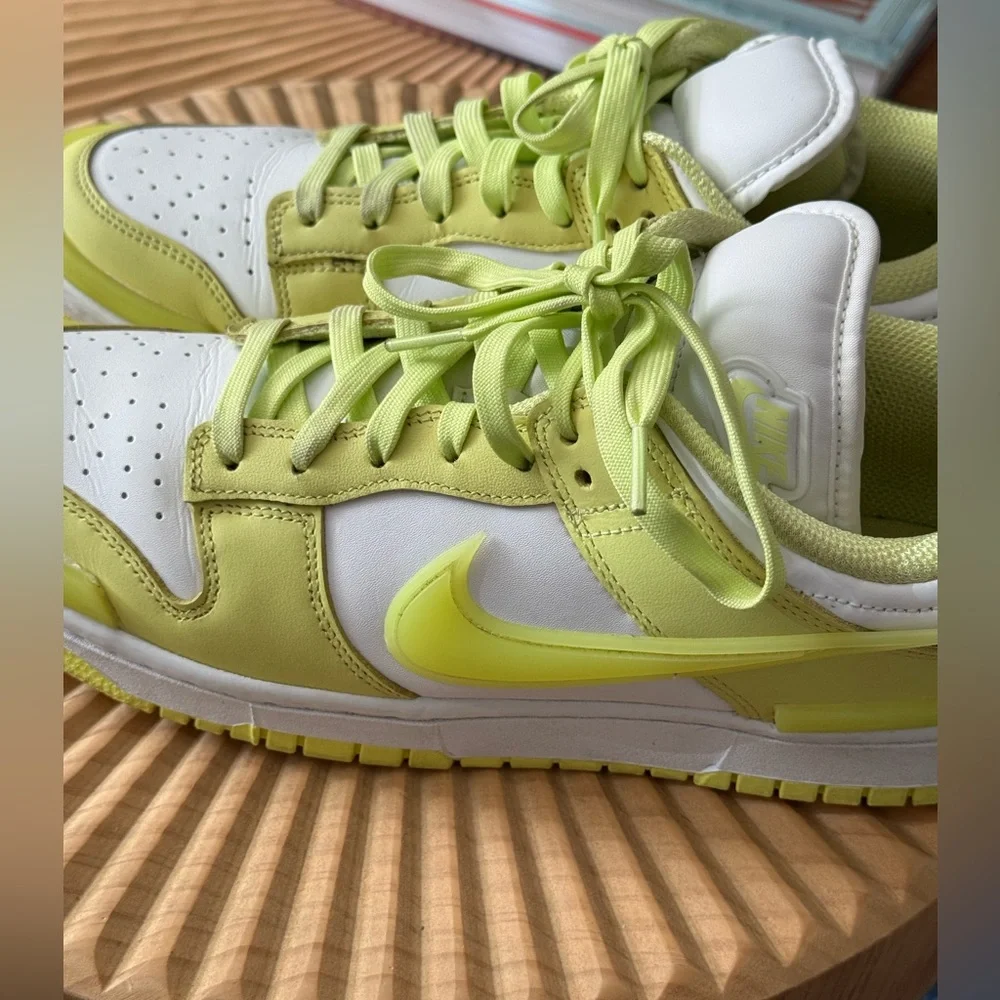 Nike Women's Dunk Low Twist Shoes - Light Lemon Twist size 11 Fun